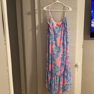 NWOT Lilly Winni MIDI dress. Never worn. Pet free and smoke free house